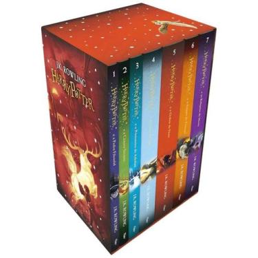 Imagem de Livro - Box Harry Potter vermelho (edição britânica) - Rocco