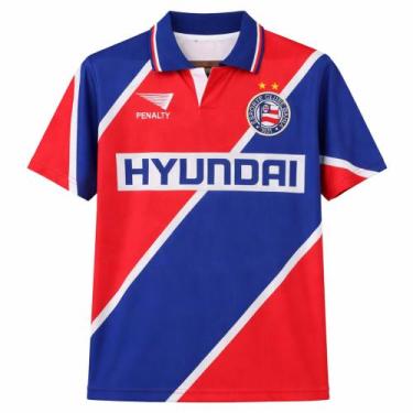 Imagem de Camisa Futebol Bahia Retrô Tricolor Temporada 96/97 - Futebol Retro, P