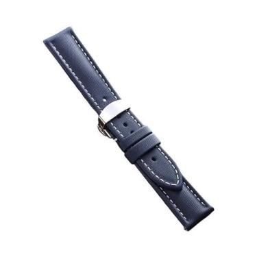 Imagem de Pulseira De Nylon Impermeável Para Relógio Com Fecho Borboleta De Libe