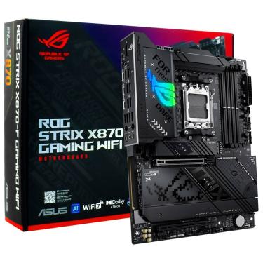 Imagem de Placa Mãe ROG Strix X670E-F Gaming Wi-Fi com Pcie 5.0 e DDR5 Preto Asus