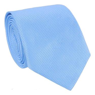 Imagem de Gravata Social Masculina Slim Lisa Tons Azul Premium Sem Nó Eventos Casamento Padrinho Trabalho Congresso