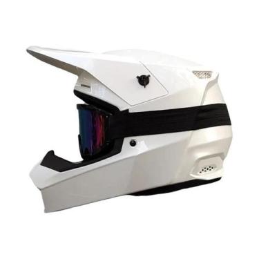 Imagem de Capacete De Motocicleta Off-Road Para Jovens Aprovado Pelo DOT Com Ócu