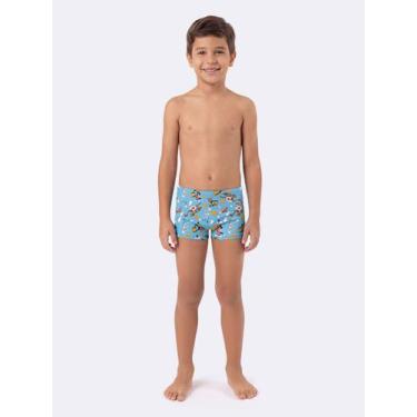 Imagem de Sunga Boxer Infantil UV50 Space Jam, Azul, 10, Meninos