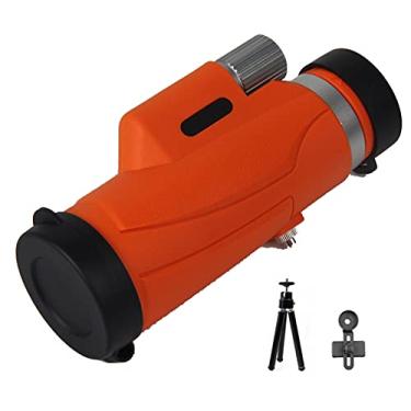 Imagem de Telescópio Monocular 10x42 de alta ampliação de alta definição para exteriores portáteis para pouca luz, cheios de nitrogênio e à prova d'água, adequados para viagens e shows