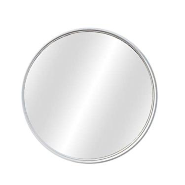 Imagem de Espelho Decorativo Lua Nova Interno Branco 50 cm Redondo
