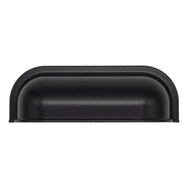 Imagem de Puxador De Moveis Antigos Coloniais Concha Ouro Velho Gaveta (Preto)