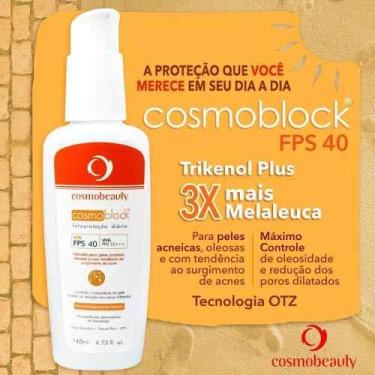 Imagem de COSMOBLOCK FPS40 ACIDO SALICILICO COSMOBEAUTY 140ML