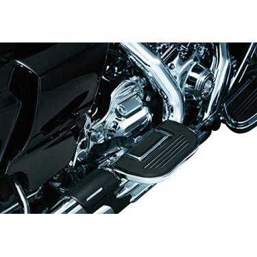 Imagem de Kuryakyn Componente de controle de pé de motocicleta 4351: tábuas dobráveis premium para pisos de motorista ou passageiro, cromadas, 1 par