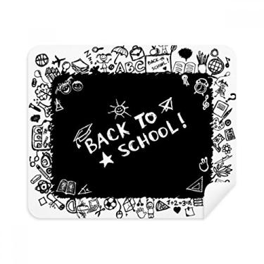 Imagem de Pano de limpeza para quadro negro grafite estilo escolar, 2 peças, tecido de camurça