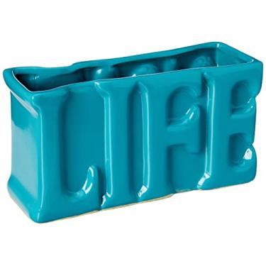 Imagem de Cachepo Lyfe Ceramicas Pegorin Turqueza