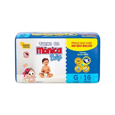 Imagem de Fralda Turma da Mônica Baby Jumbinho G 16 Unidades