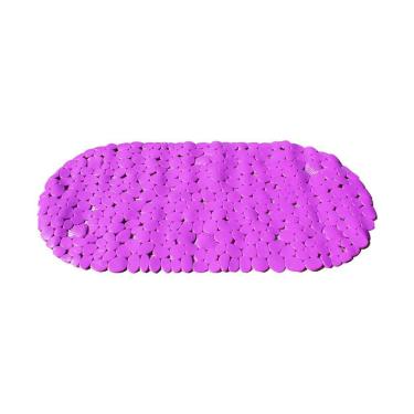 Imagem de Tapete Antiderrapante Banheiro 69X35 Violeta Bathlux