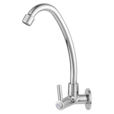 Imagem de Torneira Cozinha Imperatriz Parede Higo Abs Cromado 2060 C60 Bica Alta 1/4 Vt