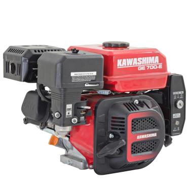 Imagem de Motor Estacionário Kawashima GE 700-E À Gasolina 212cc 4 Tempos 7HP Alto Desempenho Com Partida Elétrica Para Moocultivador