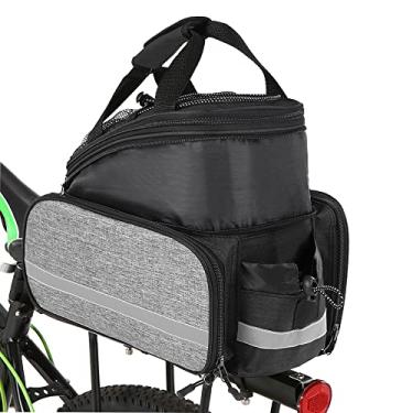 Imagem de Wemay Saco de Assento Traseiro da bicicleta Multifuncional Expansível À Prova D 'Água MTB Bicicleta Pannier Bag Rack de Bicicleta Bolsa Com Capa de Chuva