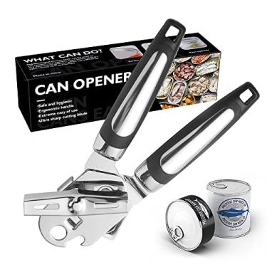 Imagem de FUYTERY Abridor de latas Multifuncional de Aço Inoxidável Ferramenta de cozinha Smooth Edge (B)