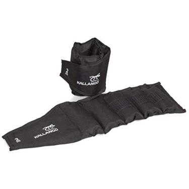 Imagem de Caneleira Kallango Tradicional Nylon Preta 2kg Par