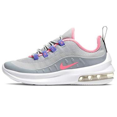 Imagem de Nike Air Max Axis (ps) Tênis de corrida casual infantil Ah5223-015, Cinza fumê/pôr do sol Pulse-dk cinza fumê, 1 Little Kid