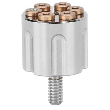 Imagem de Kit de porca de parafuso de assento universal de metal kit de porca de parafuso de assento traseiro acessórios de motocicleta de alta resistência à prova de ferrugem (prata)