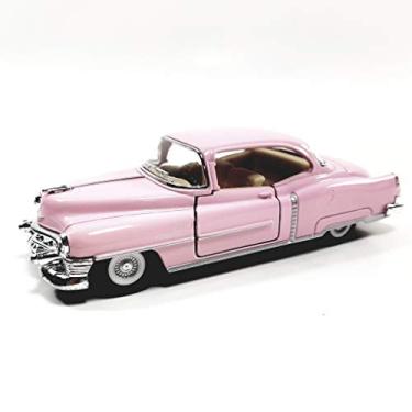 Imagem de KiNSMART 1953 Cadillac Series 62 Cotton Candy Pink 5 Inch 1:43 O Scale Die Cast Metal Model Toy Classic Ventage Car
