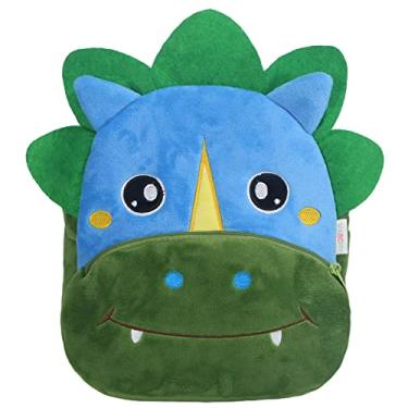 Imagem de Mochila Infantil, VASCHY Mochila para Meninos e Meninas Fofos Animais de Pelúcia Pequena Mochila para Creche para Crianças, Dinossauro