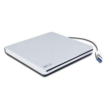 Imagem de Leitor de Blu-Ray externo portátil de DVD/CD USB 3.0 SuperDrive para Apple MacBook Mac Book Pro Retina Meados de 2014 13 15 polegadas Laptop A1502 A1398 MGXC2LL/A, 8X DVD+-R DL 24X CD-RW gravador óptico novo