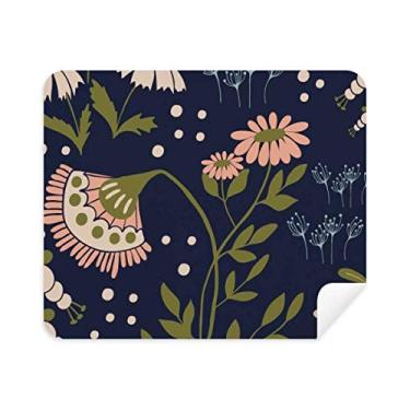 Imagem de Rosa Flor Selvagem Plantas Tinta Telefone Limpador de Tela Óculos Pano de Limpeza 2 Peças Tecido de Camurça