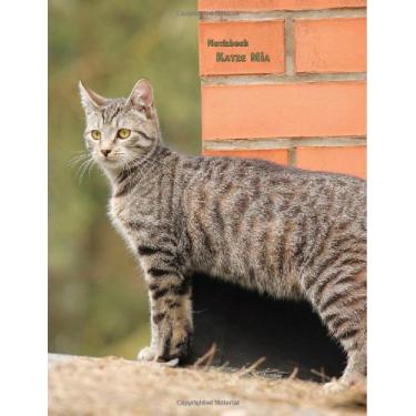 Imagem de Notizbuch Katze Mia: Letter (ca. A4), kariert und liniert in einem, 100 Seiten