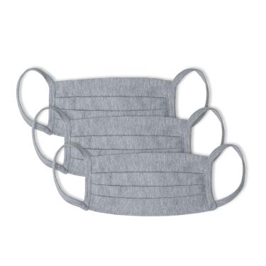 Imagem de Kit 3Mascaras De Prot.Alg 3Pregas Inter., Mash, Unissex, Cinza Mescla/Cinza Mescla/Cinza Mescla, UN