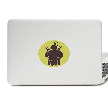 Imagem de Adesivo de notebook com emblema de vinil de sorvete cereja derretendo contorno para laptop