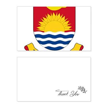 Imagem de Kiribati Emblema nacional da Oceania Cartão de agradecimento de aniversário Papel comemorativo de casamento