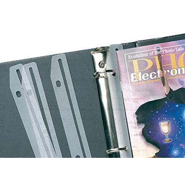 Imagem de Baumgartens Organizador de revistas, pacote com 12, branco (JT-9000)