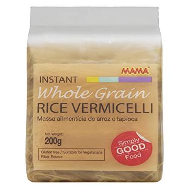 Imagem de MAMA Macarrão De Arroz E Tapioca Vermicelli Grãos Integrais Pacote 200G