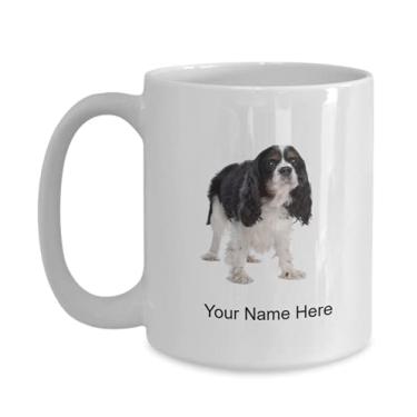 Imagem de Caneca personalizada Cavalier-king-Charles - Caneca de café para Cavalier-king-Charles Lovers Idea Crianças Meninos Meninas Amor - Caneca de café 425 g