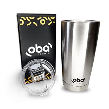 Imagem de Copo Térmico com Tampa e Abridor (Inox)