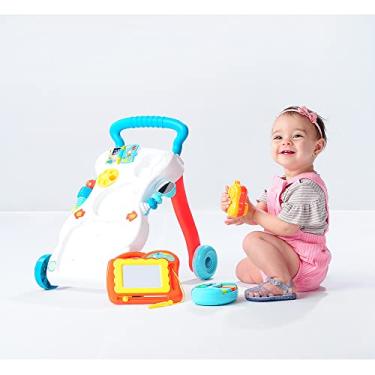 Imagem de Pimpolho Andador Interativo com Atividades Diversas 2 em 1 com Centro de Atividades Unissex