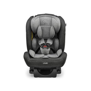 Imagem de Cadeira para Auto 0-36Kg Isofix Litet All Stages Fix 2.0 Preta e Cinza - BB452