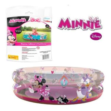 Imagem de Piscina Infantil 70 Litros 75X22cm Minnie Margarida - Etitoys Dyin - 0