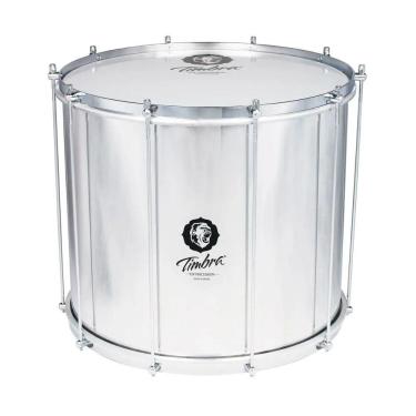 Imagem de Surdo de Axé 40x18” Alumínio Timbra com Pele Leitosa