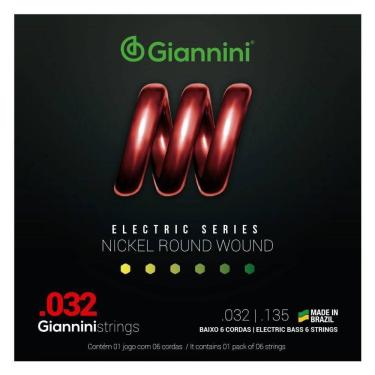 Imagem de Corda Giannini Para Contrabaixo Geebrs 6 0.032" Pesado