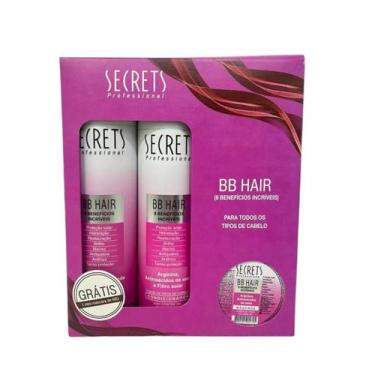 Imagem de Kit Secrets Bb Hair - Shampoo E Condicionador + 1 Mini Máscara 60G - S