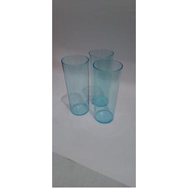 Imagem de Copo Long Drink Kit C/10 Azul Cristal - Veman