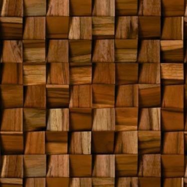 Imagem de Papel De Parede Adesivo Madeira 3d Rústico Rolo 5m