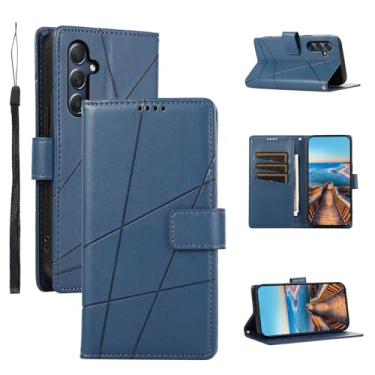 Imagem de Estojo Carteira Flip Capa carteira moderna compatível com Samsung Galaxy M54 5G/F54 5G com suporte para cartão, capa flip folio capa interna de TPU à prova de choque, capa protetora de corpo inteiro c