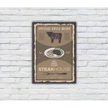 Imagem de Placa Decorativa MDF Cantinho do Churrasco 08