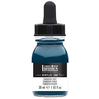 Imagem de Liquitex Professional Tinta Acrílica Líquida, Azul (Turquoise Deep - 561), 30 ml