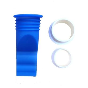 Imagem de TopHomer Design de desodorante de prevenção de refluxo de drenagem com 2 anéis para tubos de tubos no vaso sanitário banheiro cozinha fácil de usar