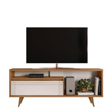 Imagem de Rack Bancada para TV até 60 polegadas NT 1315 Freijó/Off White Notável