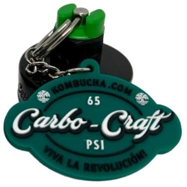 Imagem de Kombucha.com Carbo-Caps: The Swingtop Slayer e o melhor sistema de carbonatação para cerveja artesanal e Kombucha Home Brewing. Viva La Revolución! (65 psi (alta carbonatação), 1 tampa de carboidrato