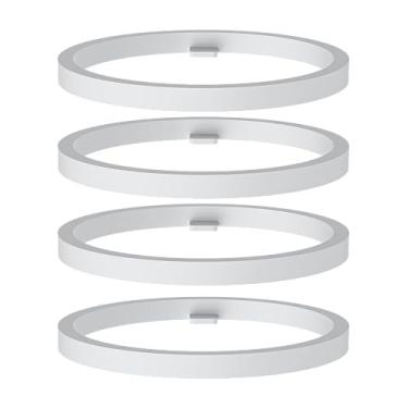 Imagem de Anel de vedação de vedação de substituição de 4 peças para aquecedor portátil de mamadeiras – material de silicone premium, ajuste universal para aquecedor de mamadeira portátil
